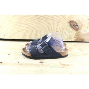 Birkenstock Shoes Womens 39 Arizona Dark Gray Suede Sz 8 2 Buckle Sandal Slide
